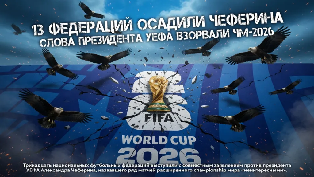 13 федераций осадили Чеферина. Слова президента УЕФА взорвали ЧМ-2026