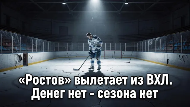 «Ростов» вылетает из ВХЛ. Денег нет - сезона нет